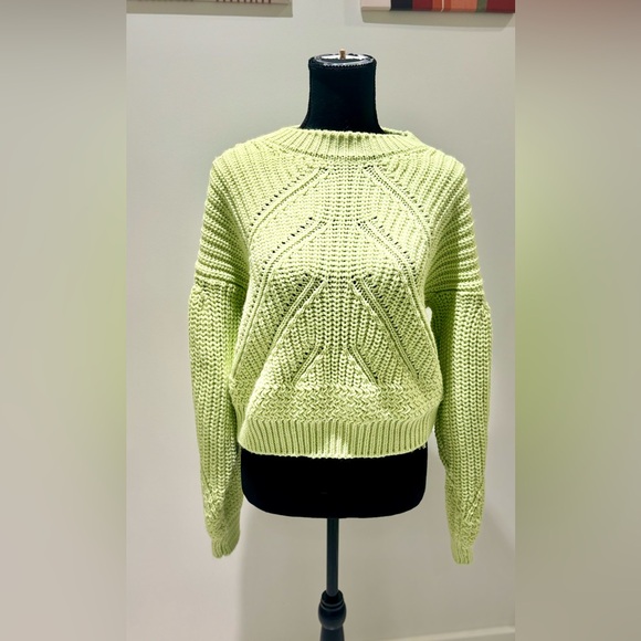 TopShop lime green sweater - Picture 1 of 6